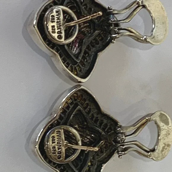 DAVID YURMAN Quatrefoil Earrings in Sterling Silver and 18K Yellow - Picture 5 of 16